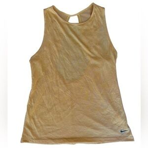 Nike Training Tank Top - Mustard Color - Womens Size Small